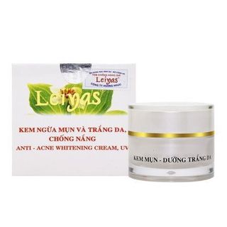 Kem Leiyas dưỡng da ngăn ngừa mụn và trắng da chống nắng Leiyas