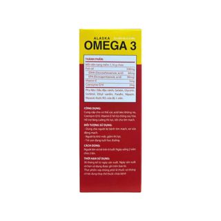 Viên uống Alaska Omega 3 giúp tăng cường thị lực, tốt cho tim mạch hộp 100 viên