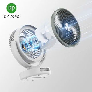 QUẠT TÍCH ĐIỆN ĐỂ BÀN CÓ ĐÈN LED DP-7642