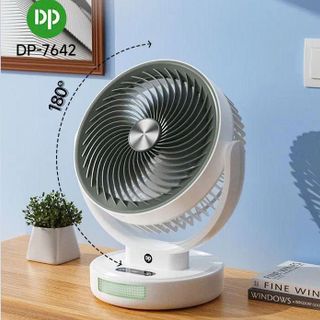 QUẠT TÍCH ĐIỆN ĐỂ BÀN CÓ ĐÈN LED DP-7642
