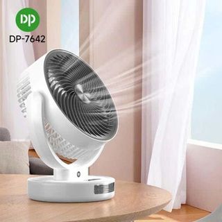 QUẠT TÍCH ĐIỆN ĐỂ BÀN CÓ ĐÈN LED DP-7642