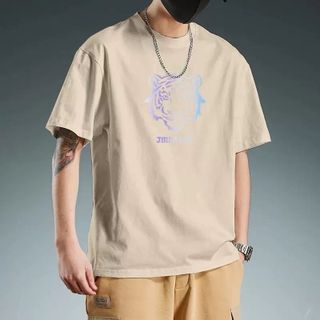 Áo thun được làm từ 100% cotton cao cấp, mang lại cảm giác thoáng mát, thấm hút mồ hôi tốt và bền màu.