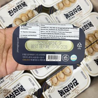 Bào Ngư Ngâm Muối Đóng Hộp (Hộp 3 con) 100g