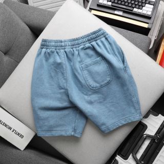 Short wash chrome nam.  Chất nỉ cua cotton 350gsm dày dặn mền mịn.  Form slim fit.