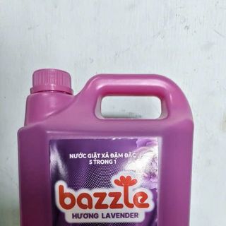 Bazzle Nước Giặt Xả Đậm Đặc 5 Trong 1 Hương Hồng Đỏ Sức Mạnh 4 Enzymes 5kg