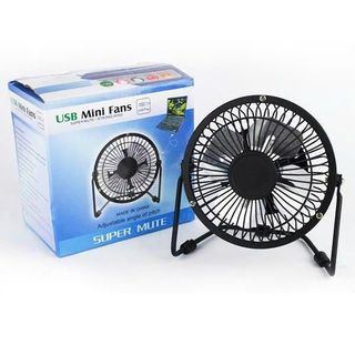 QUẠT LỒNG SẮT USB MINI 4 CÁNH