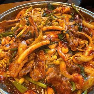 Mực Xào Cay Hàn Quốc 400g