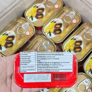 Bào Ngư Đóng Hộp Sốt Dầu Hào (Hộp 3 Con) 100g