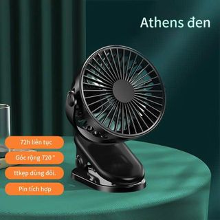 QUẠT KẸP BÀN CỐ ĐỊNH PIN 1200