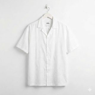 Sơ mi ngắn tay nam.  Chất 100% cotton, vải dệt vân sọc chìm tinh tế dễ phối.