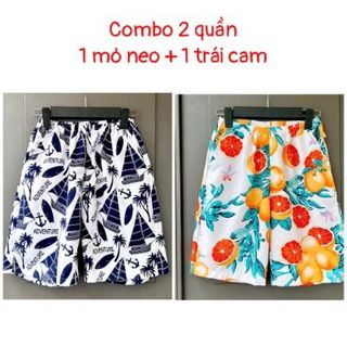 Quần ngố hoa lá đi biển chất kate thái cao cấp HÀNG HOT TREND Nhiều mẫu mã Size 35 đến 95kg Hà Đinh