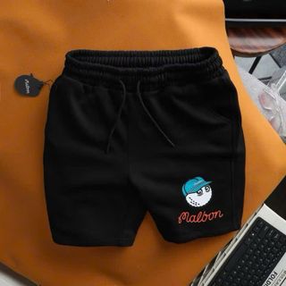 Mẫu quần short nam. Chất vải Nỉ Cua dày mịn, đồng chất.