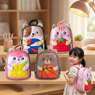 BALO MẦM NON A802 NHỎ GỌN – HỌA TIẾT 3D NỔI NỔI BẬT - PIPI STORE