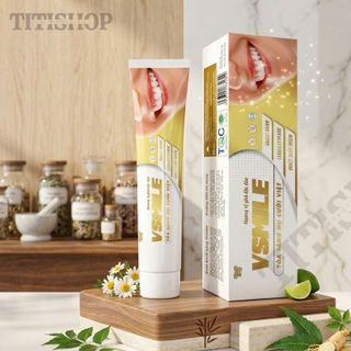 Kem Đánh Răng Thảo Dược VSMILE Hương Vị Cà Phê - Bảo Vệ Răng Miệng, Trắng Răng, Sâu Răng