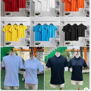 Áo Polo Nam Nữ 100% Cotton Cổ Bẻ Cao Cấp - Áo Thun Gia Đình Co Giãn Thấm Hút Size 1-XXXL Hà Đinh