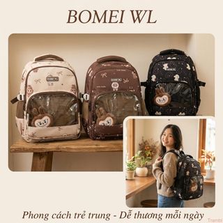 BALO A3002 LABUBU CAO CẤP CỰC HOT, CHỐNG THẤM, SIÊU TIỆN - PIPI STORE