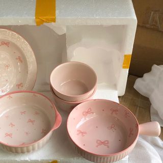 Bộ 5 Chi Tiết Nơ Hồng JY-A016 (THÙNG 10B)