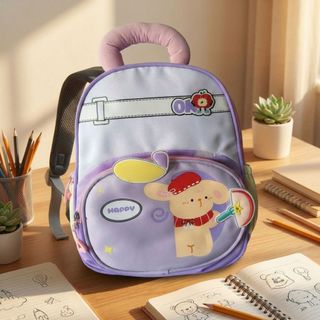 BALO CHO BÉ MẪU GIÁO HÌNH GẤU HAPPY CỰC ĐÁNG YÊU A9556 - PIPI STORE