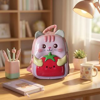 BALO MẦM NON A802 NHỎ GỌN – HỌA TIẾT 3D NỔI NỔI BẬT - PIPI STORE