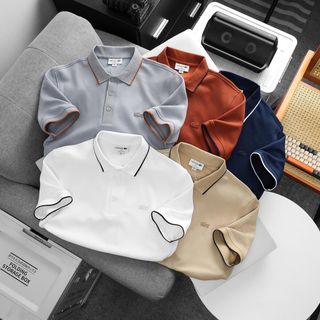 Áo thun Polo nam.  Polo Nam Full 5 Colors.  Chất liệu vải pique hãng xịn, sợi vải mịn mướt vừa, mặc lên fom dáng đứng rất đẹp.