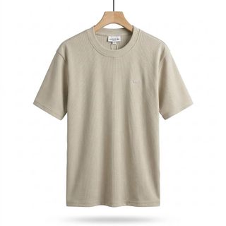 Áo thun nam. Chất 100% cotton dệt vừa mìh, hình thêu tinh tế, chất vải dệt vân đốc đáo.