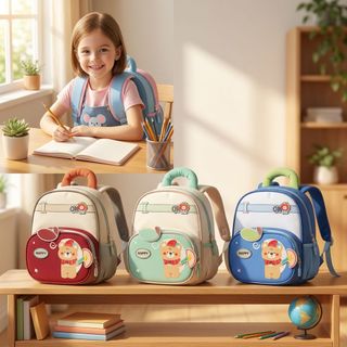 BALO CHO BÉ MẪU GIÁO HÌNH GẤU HAPPY CỰC ĐÁNG YÊU A9556 - PIPI STORE