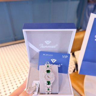 ĐỒNG HỒ NỮ CHÍNH HÃNG FUNMEI F2177 ĐÍNH ĐÁ SWAROSKI FULLBOX HOÁ ĐƠN