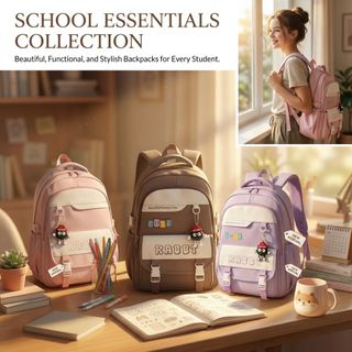 BALO HỌC SINH SINH VIÊN A2621 – NHẸ, RỘNG, DỄ PHỐI ĐỒ - PIPI STORE