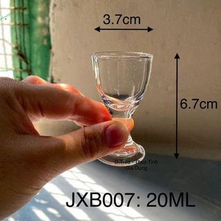 BỘ 12 LY UỐNG RƯỢU CÓ CHÂN 20ML JXB007 (T24)