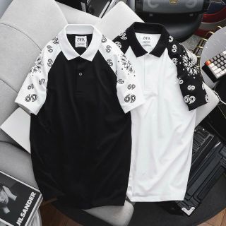 Áo thun polo nam. Chất 100% cotton 4c xịn , bo dệt, thiết kế hình in thổ cẩm tinh tế, onweb.