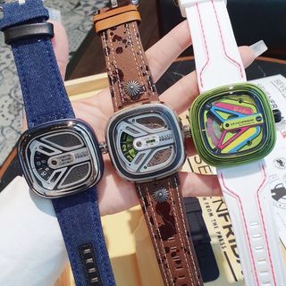 ĐỒNG HỒ NAM SIÊU CẤP SEV7N PRIDAY MÁY CƠ MẶT MŨI TÊN TẶNG DÂY FULLBOX