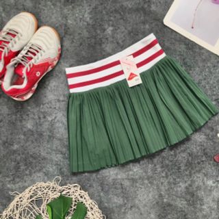 Váy xếp ly lưng thun bản lớn