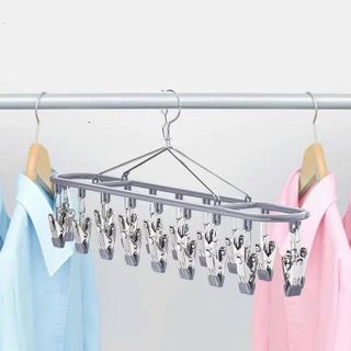 MÓC PHƠI ĐỒ 18 KẸP INOX DÀI