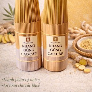 Nhang Gừng Cao Cấp - Mùi Nồng Ấm - Không Hoá Chất
