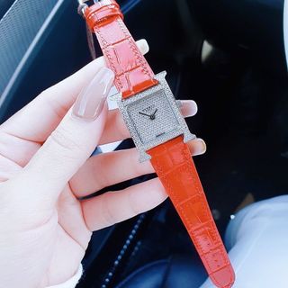 ĐỒNG HỒ NỮ CAO CẤP HERMET NIỀNG BẠC MẶT FULL HỘT GIÁ MỚI