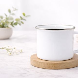 Ly sứ viền bạc in hình theo yêu cầu