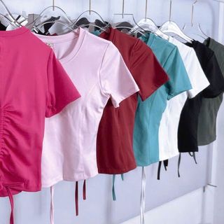 Áo crottop rút dây xinh xắn