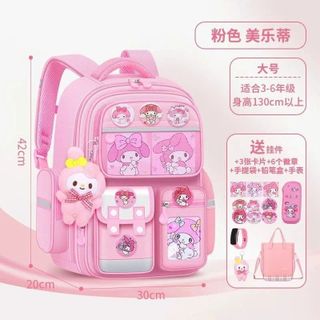 BALO HỌC SINH CHỐNG GÙ A8185 – FORM ĐẸP, ĐỰNG SÁCH THOẢI MÁI, TẶNG KÈM PHỤ KIỆN - PIPI STORE