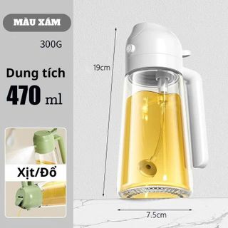 CHAI XỊT DẦU ĂN 2 CHẾ ĐỘ 470ML