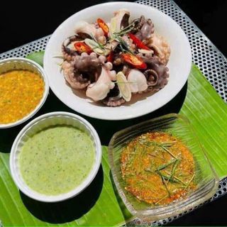 Muối chấm hải sản xanh chai 300ml