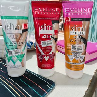 Kem tan mỡ Eveline Slim Extreme 3D, 4D Compliment Nga 250ml giảm mỡ thừa, săn chắc da