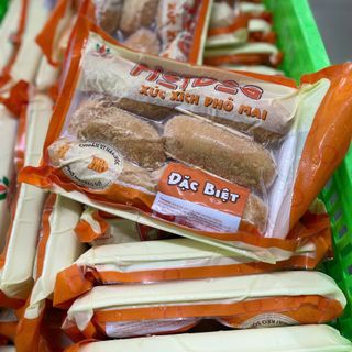 Hotdog phô mai bột xù Hoa Doanh 6 cây 500g (giao tphcm)