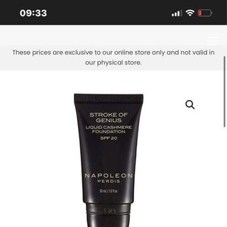 THANH LY Xịn nhức nách, Kem nền napoleon ( sài ngang ngửa guerlain, chanell,,..)  Tone sáng , nền mướt  Made in USA  Date 12/2027 gốc web $79