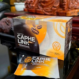 Caphelink new - cafe thảo dược, bảo vệ sức khỏe, tỉnh táo làm việc ( 10 gói lẻ)