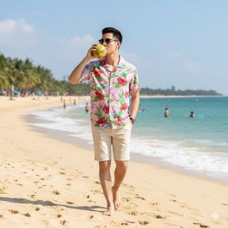 Áo sơ mi  thiết kế HOẠ TIẾT nam. Chất COTTON LỤA , mịn , thoáng thấm hút ok.