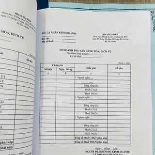 Sổ S1a - S2a HKD 2026:SỔ CHI TIẾT DOANH THU, HÀNG HÓA-THEO TT 152 HỘ /CÁ NHÂN KINH DOANH 2026