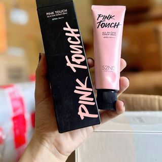 THANH LÝ Kem nền kiêm chống nắng nâng tone  spf 50++pinktouch S2ND HQ Date 8/27