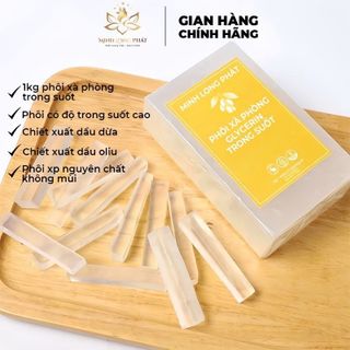 PHÔI XÀ PHÒNG GLYCERIN TRONG SUỐT- CÓ XUẤT VAT MIỄN PHÍ