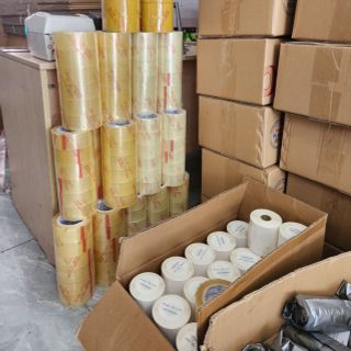 20 cây Băng keo 1.8kg trong dán thùng / đục