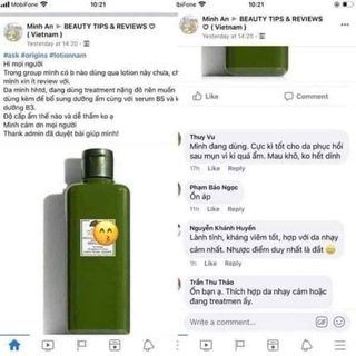 THANH LY Toner nấm origins  Date 2/27 No box